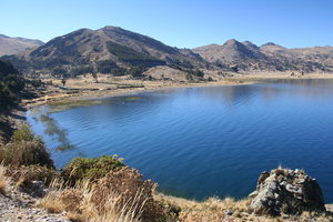Une des nombreuses baies du Titicaca