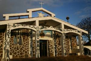 Eglise catholique, la seule de l’île